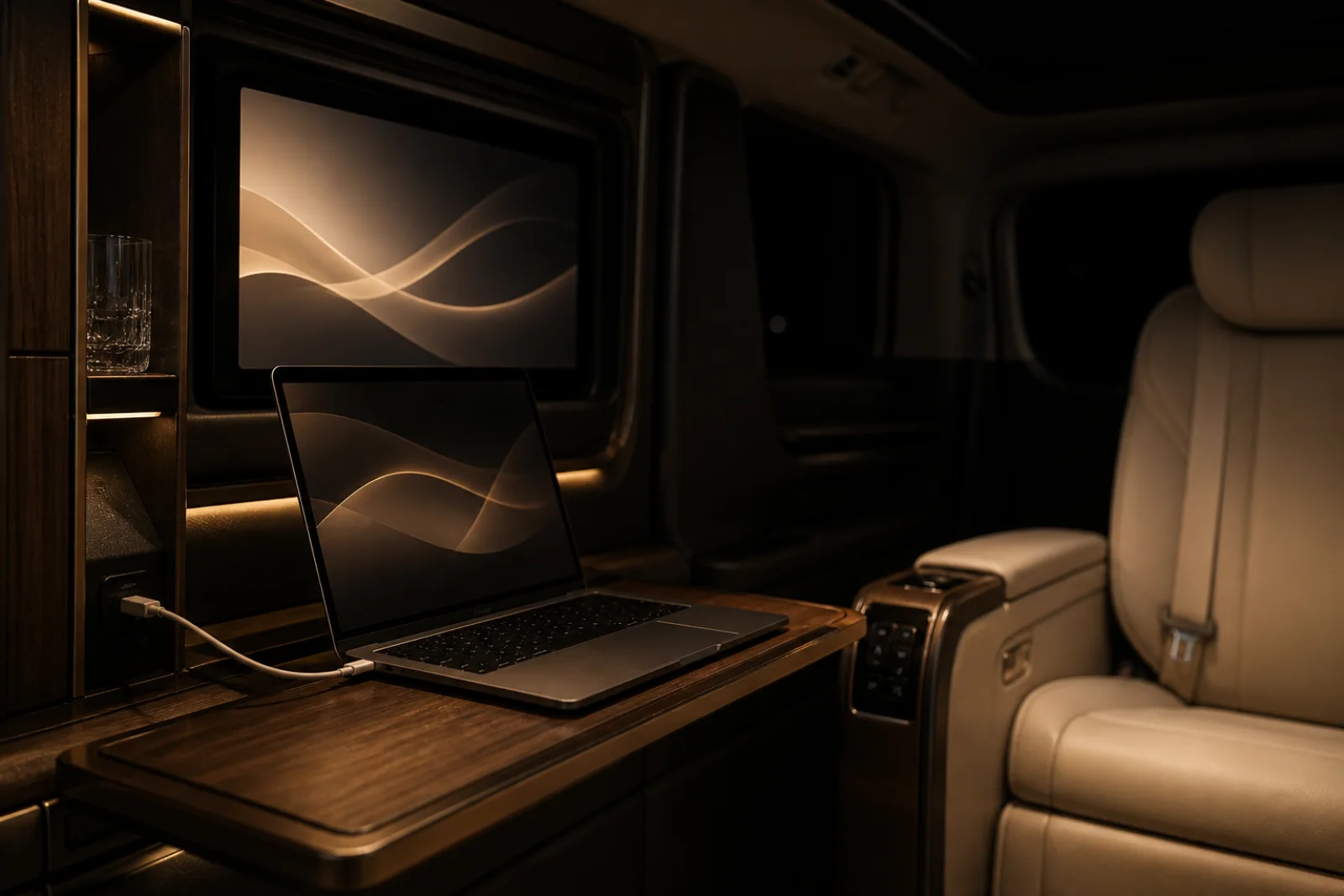 Kabin Alphard Sultan untuk perjalanan bisnis dan eksekutif